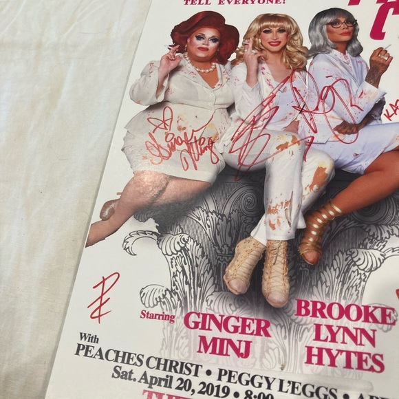 First Wives Fight Club Peaches Christ Production Signed Poster - Picture 3 of 6
